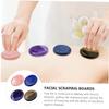 1 Set 4pcs Thumb Stone Facial Scraping Boards Gua Sha Massage Tools Spa Tools Massage Boards Massaging Tools Facial Gua Sha Boards Gua Sha Massage Supplies Scraping Plates view 4