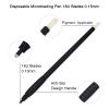6pcs Disposable Microblading Pen NANO 18U .15mm With Pigment Applicator Microblading Permanent Makeup Tattoo Tool with Thinnest Microblades Sterile Disposable Needles (18U-0.15mm) view 4