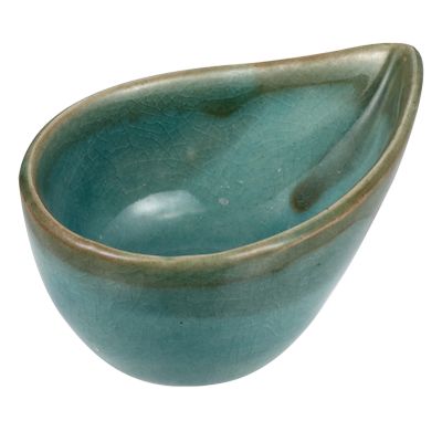 ARTIBETTER Jewelry Tray Small Ceramic Dish Mixing Bowl Essential Oil Holder Small Plate Blue Jewelry Dish
