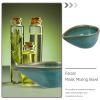 ARTIBETTER Jewelry Tray Small Ceramic Dish Mixing Bowl Essential Oil Holder Small Plate Blue Jewelry Dish view 4