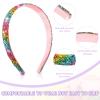 Waydress 4 Pieces Rhinestone Headband for women Glitter Sparkly Rhinestone Hairbands Bling Diamond Crystal Headwear for Women Hair Accessories Birthday Wedding Gifts(Bright Color) view 3