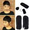 Black Human Hair 27 Piece Quick Weave Bump Hair with Free Closure,Short Hair Pieces For Black Women (1B) view 1