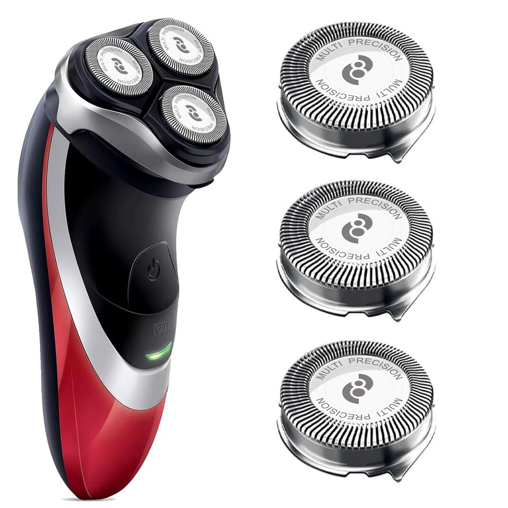 HQ8 Replacement Heads Compatible with Philips Norelco Aquatec Shavers, Razor Blades Suitable for Philips Aquatec Heads, HQ8 Heads (3-pc Pack)