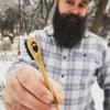 2-in-1 Sapling Mustache Brush & Comb (2-pack) from Green Beard Grmng - Boar Bristle & Bamboo view 3