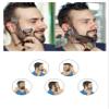 Beard styling template Men clear beard styling Men clear grooming tool for men's chin, cheeks and neckline combine with a beard razor electric trimmer or scissors view 4