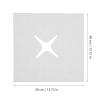 Healifty 100pcs Disposable Face Cradle Covers Ultra Soft Massage Face Covers Headrest Covers for Massage Tables Massage Chairs White view 3