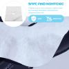 Healifty 100pcs Disposable Face Cradle Covers Ultra Soft Massage Face Covers Headrest Covers for Massage Tables Massage Chairs White view 4