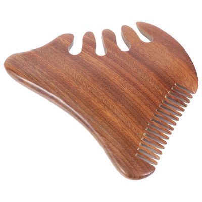 1pc Massage Comb Wide Teeth Comb Head Massager Wood Hair Scalp Massager Hair Head Care Tool Styling Wooden Scalp Massage Tool Birthday