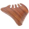 1pc Massage Comb Wide Teeth Comb Head Massager Wood Hair Scalp Massager Hair Head Care Tool Styling Wooden Scalp Massage Tool Birthday view 1