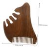 1pc Massage Comb Wide Teeth Comb Head Massager Wood Hair Scalp Massager Hair Head Care Tool Styling Wooden Scalp Massage Tool Birthday view 2