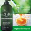 Aloe vera Gel - from 100% Pure Organic Aloe Infused with Manuka Honey, Stem Cell, Tea Tree Oil - Natural Raw Moisturizer for Face, Body, Hair. Perfect for Sunburn, Acne, Razor Bumps 16.9 fl oz view 3