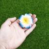 100pcs Plumeria Flower Hawaiian Foam Flowers Clip Hawaiian Flowers Decorations Hair Jewels for Women Girl Hair Clips Hair Decorations Hair Claw Clips for Women Props Touch Miss view 3