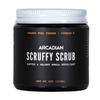 Arcadian Scruffy Scrub Coffee Walnut Shell Exfoliant Vegan Cruelty Free Orange Peel Powder view 1