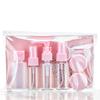 11 Piece Travel Bottle Set Reusable Empty Travel Bottle Cosmetic Container (Transparent) for Shampoo, Portable Travel Liquid Accessories view 1