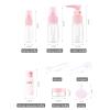 11 Piece Travel Bottle Set Reusable Empty Travel Bottle Cosmetic Container (Transparent) for Shampoo, Portable Travel Liquid Accessories view 3