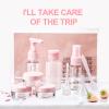 11 Piece Travel Bottle Set Reusable Empty Travel Bottle Cosmetic Container (Transparent) for Shampoo, Portable Travel Liquid Accessories view 4