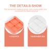 Beaupretty 6 Pcs Empty Eyeshadow Palette DIY Refillable Plastic 4 Grids Eyeshadow Palettes Storage Boxes for Women Girls Makeup view 3