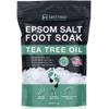 Tea Tree Oil Foot Soak with Epsom Salt - Made in USA - for Toenail Health, Athletes Foot, Stubborn Foot Odor, Softens Calluses & Soothes Sore Tired Feet - 1 LB view 1