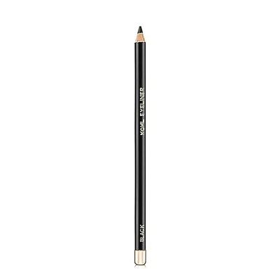 MODE Black Eyeliner Pencil Line, Shape, Define Eyes, Brows, Nourishing Matte Color, Aloe Vera Natural Skincare, Sustainable Wood Eye Liner, Cruelty Free, Vegan, Made in USA