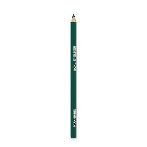 MODE Dark Green Eyeliner Pencil Line, Shape, Define Eyes, Nourishing Matte Color, Aloe Vera Natural Skincare, Sustainable Wood Eye Liner, Cruelty Free, Vegan, Made in USA