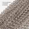 AU-THEN-TIC Water Wave Crochet Braids Hair, 22 Inch, 6 Packs, Synthetic Extensions for Passion Twists, Butterfly Locs, and Bohemian Styles, (Grey) view 4