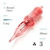 Kwadron Optima Professional Permanent Makeup Cartridge - 3 Round Liner, 0.30mm Long Taper - Box of 20 view 3