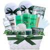 Bed Bath & Body Spa Gift Basket. Spearmint Eucalyptus Pampering XL Bath Basket for Relaxing Gift. Natural & Sulfate Free Relaxation Gift Care Package for Men & Women. Best Bath Gift Set view 1