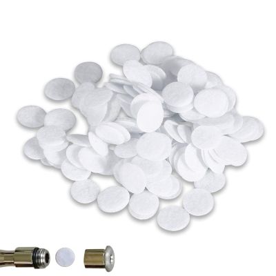 100PCS Microdermabrasion Cotton Filters Replacement Filters, 7 Sizes Round Filtering Pads Dermabrasion Filters for Blackhead Removal Beauty Machine(10mm)