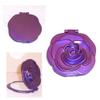 2 Pc Rose Magnifiying Makeup Pocket Small Mirror Portable Women Cosmetic Travel view 1
