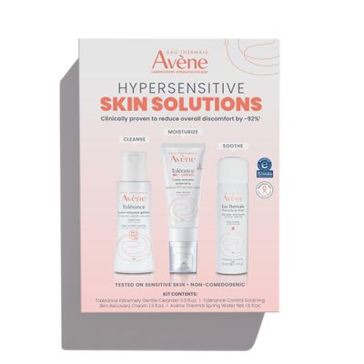 Avne Hypersensitive Skin Starter Kit, Complete Hypersensitive Skin Care Routine, Cream, Cleanser, and Spray
