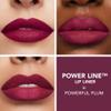Buxom Power Line Plumping Lip Liner, Powerful Plum view 3