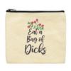 ThisWear Bachelorette Party Favors For Women Eat A Bag Of Dicks 2-Pack Cosmetic Accessory Bags view 2