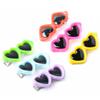 12 Pcs Pet Hair Clips Heart Sunglass Shaped Alligator Hair Clips Hair Barrettes Hair Accessories for Small Dog Cat Puppy (Color Random) view 1