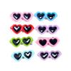 12 Pcs Pet Hair Clips Heart Sunglass Shaped Alligator Hair Clips Hair Barrettes Hair Accessories for Small Dog Cat Puppy (Color Random) view 2