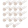 Beaupretty Unique Bridal Hairpin 18pcs Pearl Rhinestone U-shaped Hair Clips Wedding Accessories view 1