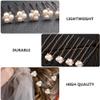 Beaupretty Unique Bridal Hairpin 18pcs Pearl Rhinestone U-shaped Hair Clips Wedding Accessories view 2