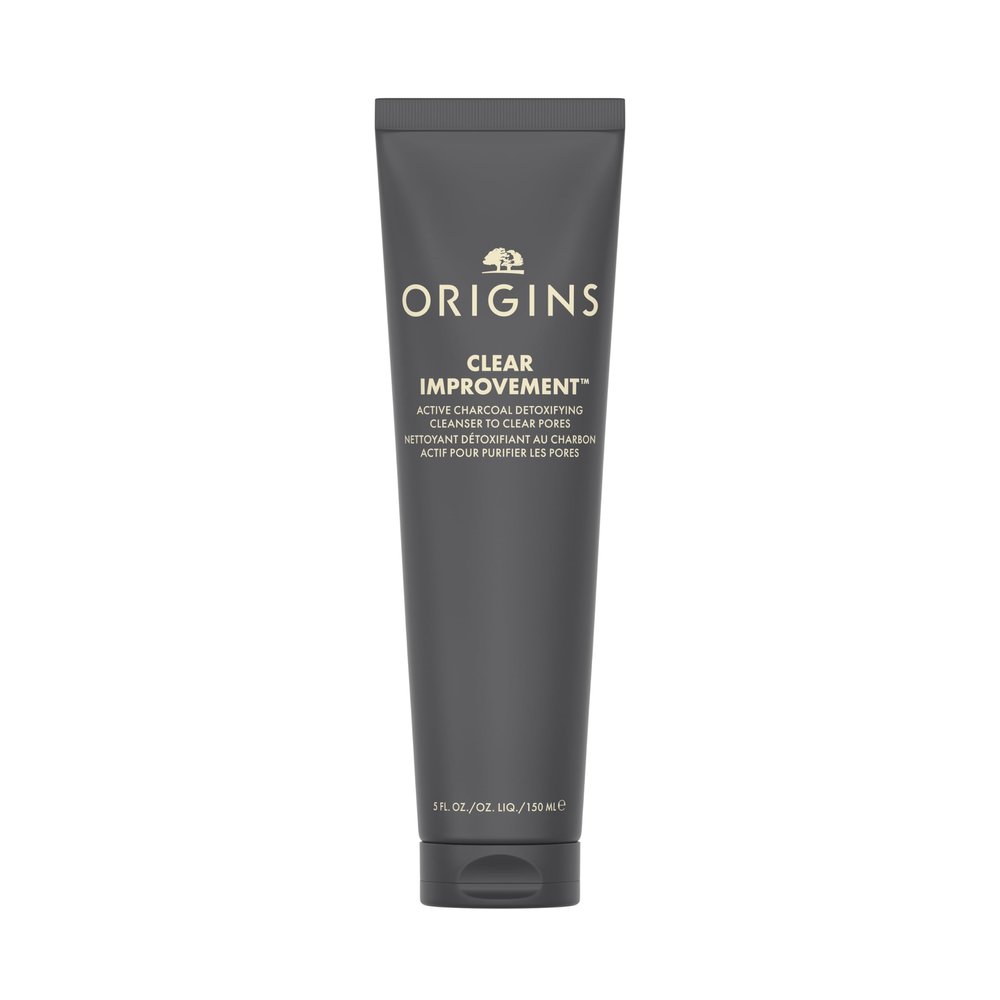 Origins Clear Improvement Detoxifying Cleanser to Clear Pores | Visibly Minimizes Pores | With Bamboo Charcoal & Salicylic Acid, 5 Fl Oz