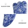 1pc Scraping Tablets Face Natural Jade Beauty Device view 3