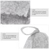 4pcs Absorbent Felt Shower Cap Women Bath Robe Spa Hat Hair Accessory for Women Mens Spa Robe Sauna Cap Lady Salon Hat Bath House Hat Mens Hats Swimming Cap Miss Washable view 3