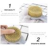 1pc Double Sided Bath Brush Shower Back Brush Body exfoliator Brush Cleaning Massage Scrubber Body wash Sponge Unisex Bath Men and Women Long loofah pbt view 2