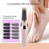10 Pack Replacement Rollers Compatible with Finishing Touch Flawless Pedi Electric Tool File Include 2 Cleaning Brush (5 Black Coarse&5 Gray Fine) view 2