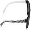 Wig Gloss Black Op Art / Platinum Mirror view 3