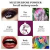 Pearl White Highlighter Spray, Loose Shimmer Powder High Gloss Makeup Mist for Body, Face, Hair, Long Lasting Glitter Hairspray for Festive Party, Stage Shows, Nightclubs, Bar view 4