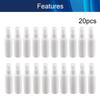 Aicosineg 20Pcs 60ml Pastic Fine Mist Spray Reusable Empty Bottle 2.03oz Spray Bottles Atomizer Pumps Refillable Bottle Plastic Bottle Small Refillable Liquid Containerfor Travel Essential Oils White view 2