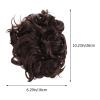 Beaupretty Gorgeous Curly Wig Hair Accessory for Cosplay and Daily Wear Stylish Updo Bun Natural Looking Synthetic Hair for Parties Celebrations and Events view 3