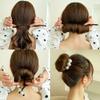 4Pcs Magic Hair Bun Makers with Peal and Flower Foam Sponge Shapers, Donut Holders for Hair Twist, Curl and Styling Accessories for Women and Girls view 3