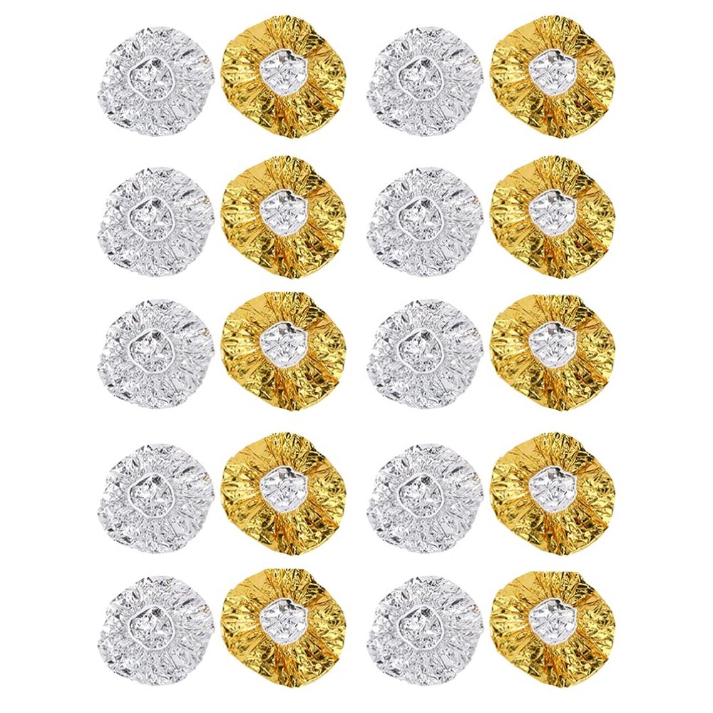 20pcs Aluminum Foil Shower Cap Miss Perm Modeling