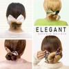 JUUCWOUT Deft Bun, Hair Bun Maker, Classy Multicolor Cloth Magic Clip, Twist Hairstyle Donut (A+B+C+D+E+F) view 2