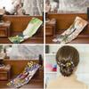 JUUCWOUT Deft Bun, Hair Bun Maker, Classy Multicolor Cloth Magic Clip, Twist Hairstyle Donut (A+B+C+D+E+F) view 4