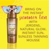 Jergens Natural Glow Instant Sun Body Mousse, Self Tanner for Deep Bronze Tan, Sunless Tanning Body Bronzer for Natural Looking Color Instantly, 6 Oz, Pack of 2 view 3